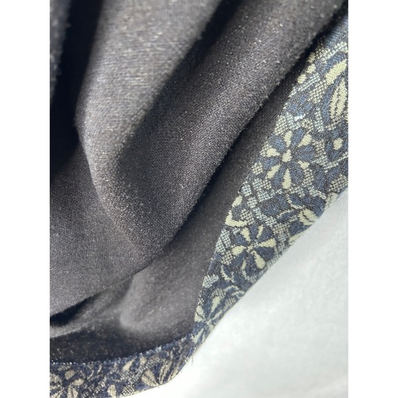 22 OCTOBRE Paris Bruxelles Floral Knit Sleeveless Shift Dress navy size 2 09605 - Picture 2 of 8